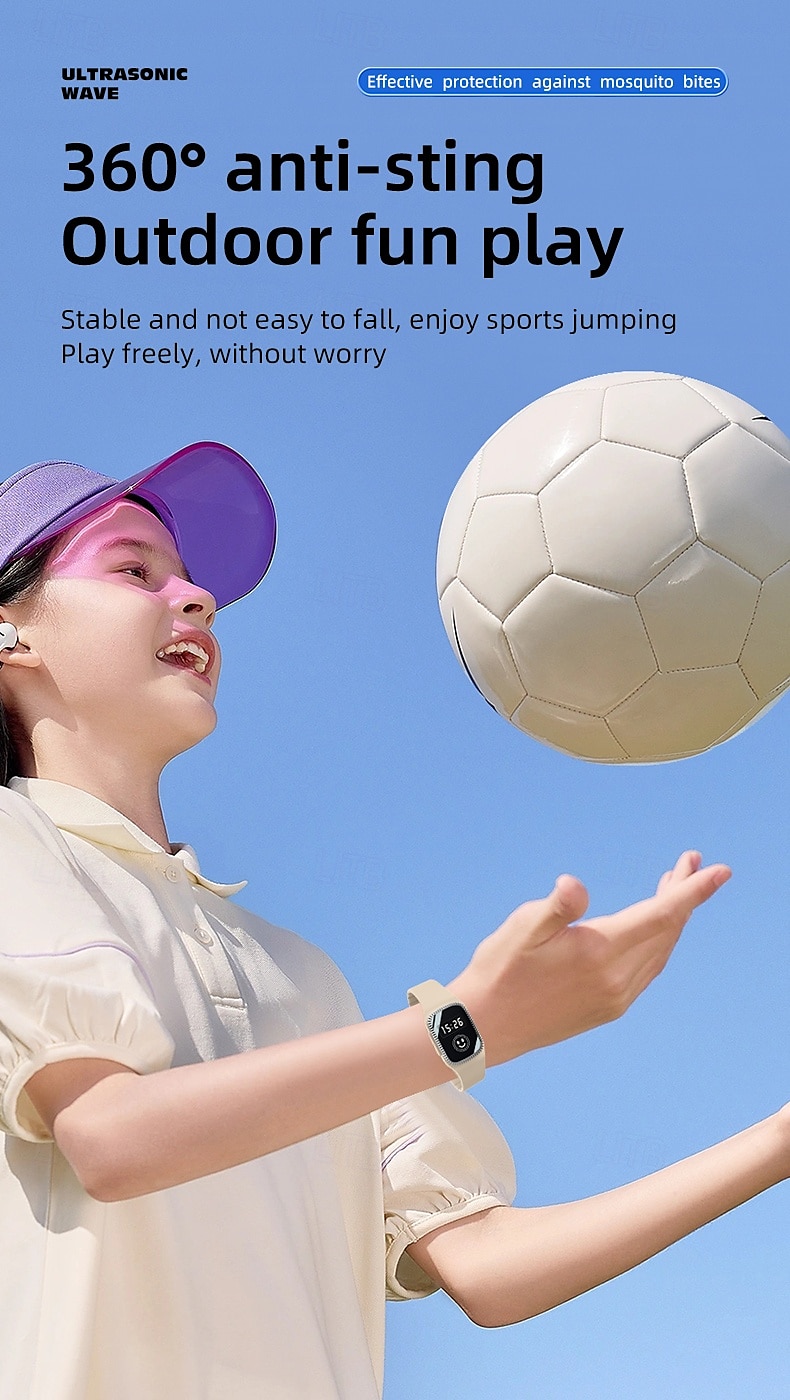 USB Mosquito Repellent Watch – Summer Silicone Bracelet for Adults and Children, Safe Wearable Mosquito Repellent 2025 - $17.99 –P7