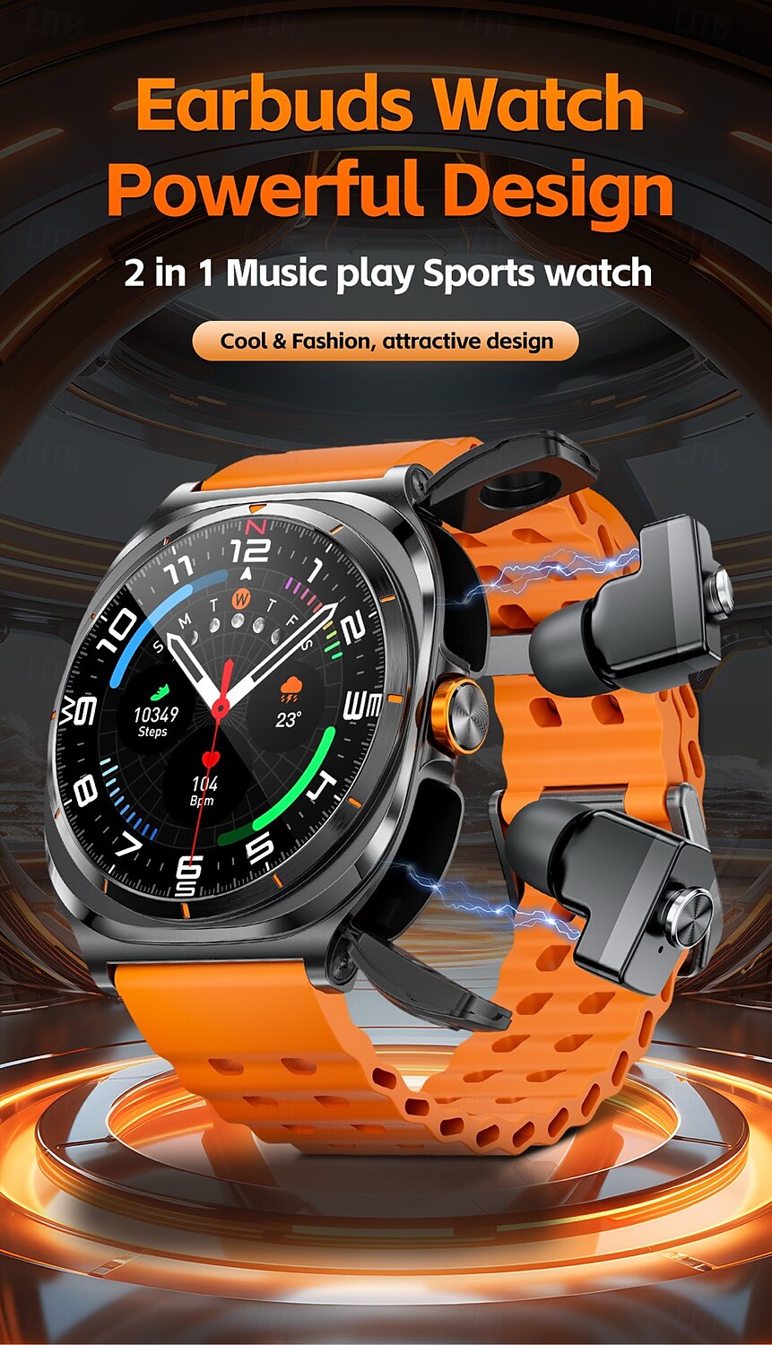 696 GT98 Smart Watch 1.53 inch Smartwatch Fitness Running Watch Bluetooth Pedometer Call Reminder Sleep Tracker Compatible with Android iOS Women Men Hands-Free Calls Message Reminder IPX-0 46mm 2025 - $93.99 –P1
