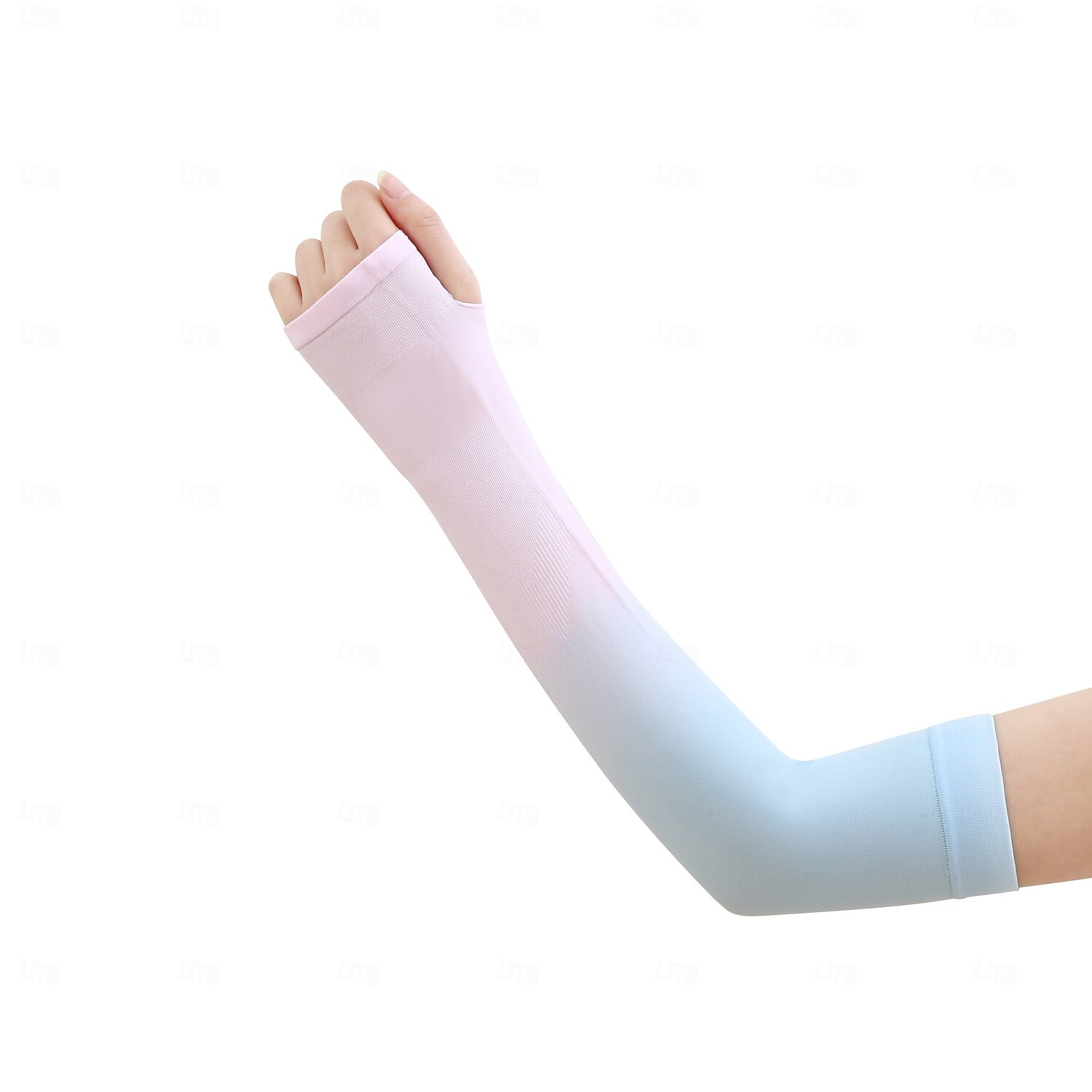 Manches en soie glacée à dégradé protection UV compression gants chauffants pour hommes et femmes pour la course le cyclisme et la pêche avec un dégradé de couleurs de 2025 ? $10.99 –P4