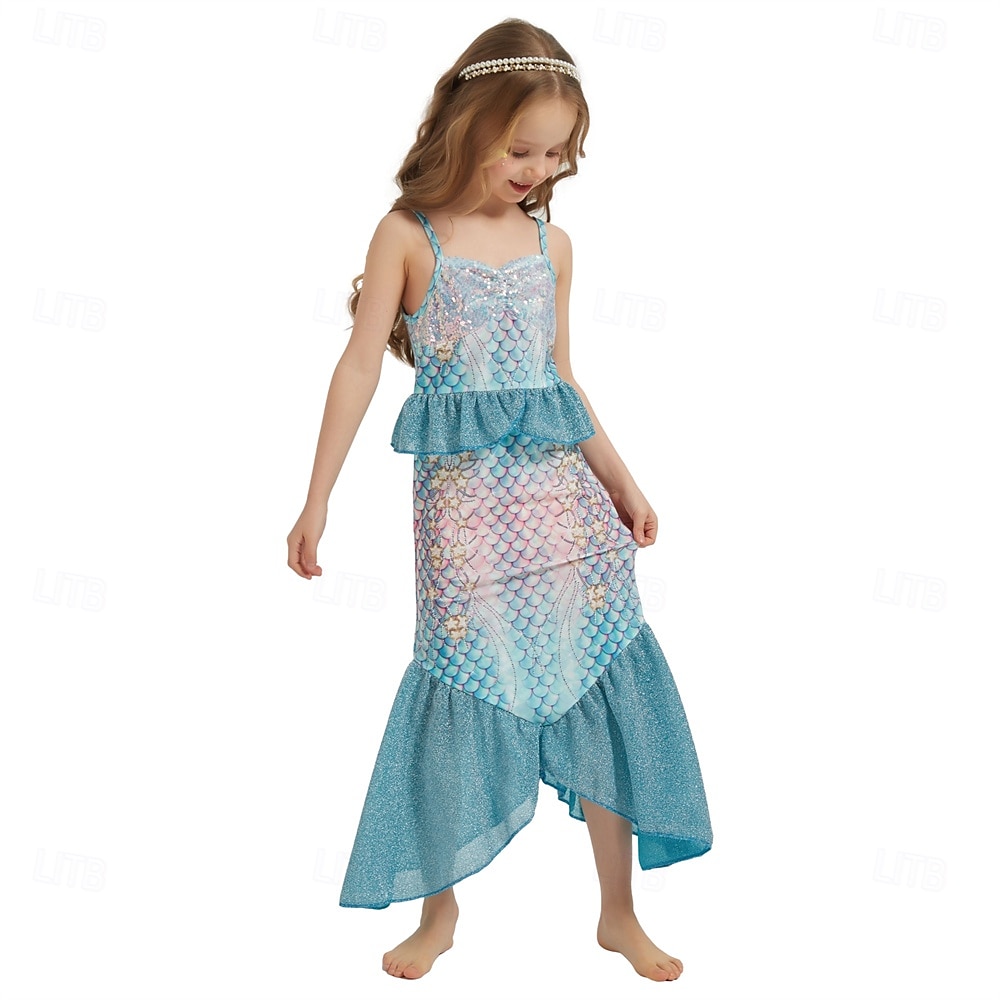 The Little Mermaid Little Mermaid Princess Mermaid Dress Theme Party Costume Cosplay Movie Cosplay for Girls' Kid's Carnival Masquerade Party Holiday 2025 - $30.99 –P8