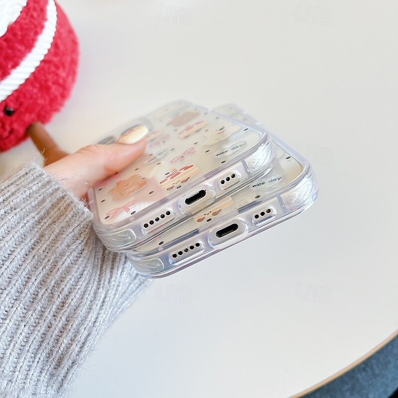 Custodia per iPhone 16e iPhone 16 iPhone 16 Pro iPhone 16 Pro Max iPhone 15 iPhone 15 Pro Max iPhone 14 Pro Max Custodia posteriore antishock cartone TPU acrilico del 2025 a $14.99 –P10