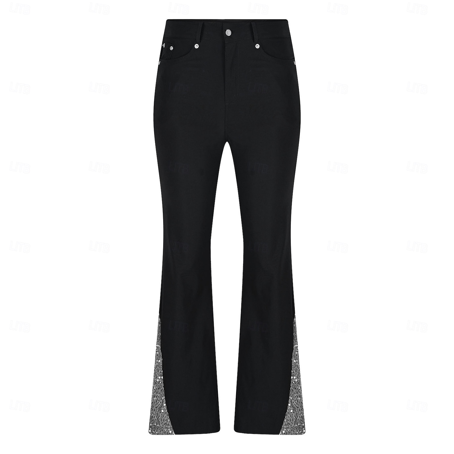Retrò Vintage Anni '60 Hippie Pantaloni Pantaloni a zampa d'elefante Pantaloni a zampa Hippie Paillettes Costume Per uomo Halloween Carnevale San Valentino Festa serale Festival Musicale Parata del 2025 a $27.99 –P11