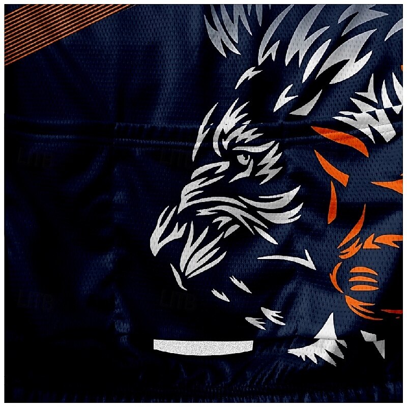 Homens Camisa para Ciclismo Tigre Manga Curta Moto Camiseta Camisa / Roupas Para Esporte com 3 bolsos traseiros Ciclismo de Montanha Secagem Rápida Design Anatômico Capilaridade Respirável Esportes de 2026 por $28.99 –P3