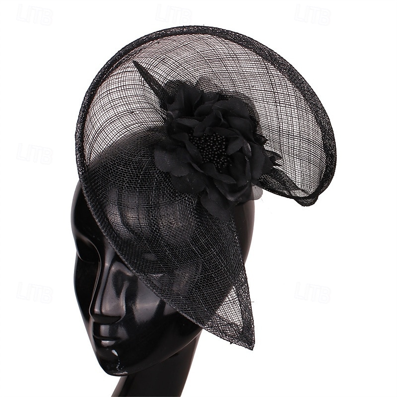 accessoire Imitation Lin Mariage Soirée Élégant Mariage Avec Fleur Casque Couvre-chef de 2025 ? $28.99 –P2