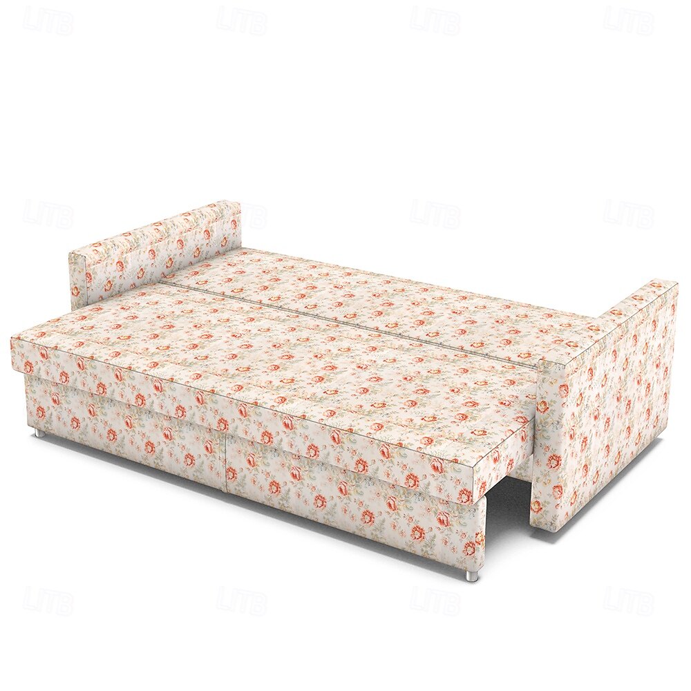 floral sovesofa trekk futon trekk ensfarget vattert slipcovers frihetcover litb prime trekk 2025 - $205.49 -P3