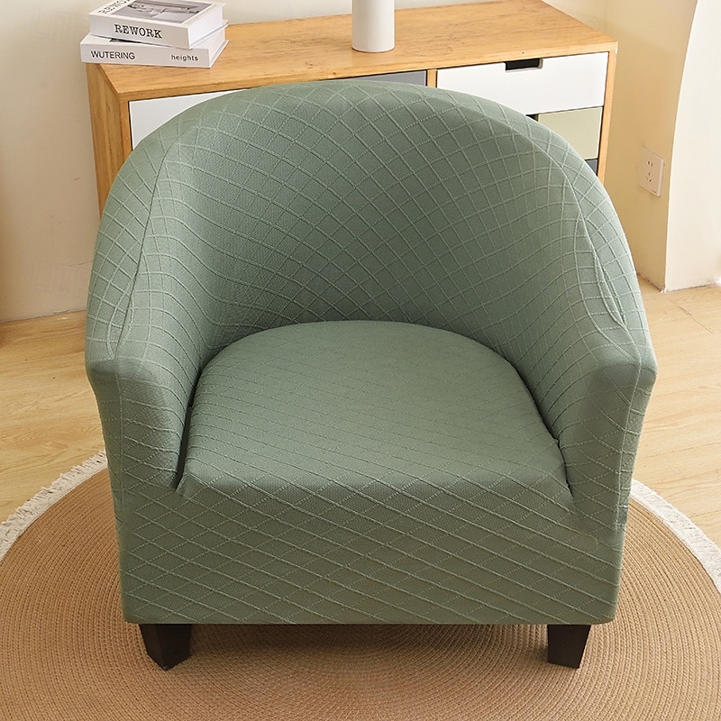 capa de cadeira de poltronas de banheira de clube, capa de sofá de lã polar, capas de sofá elásticas para protetor de móveis de sala de estar de 2025 por $35.99 –P1