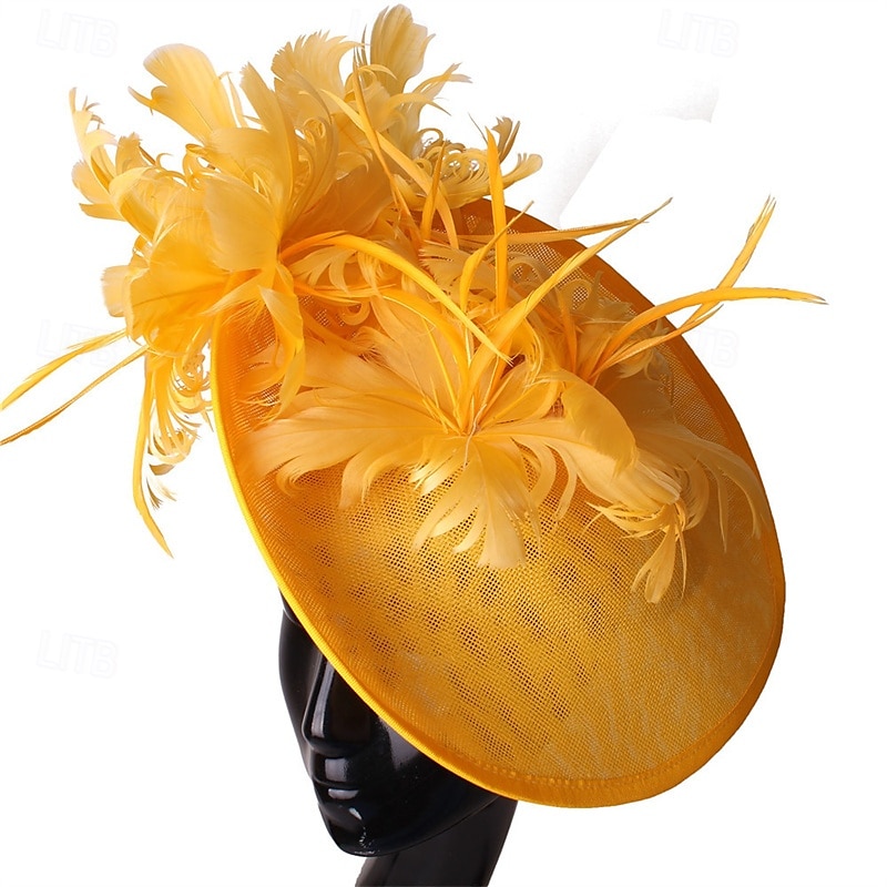 accessoire Imitation Lin Plumes Mariage Soirée Élégant Mariage Avec Plume Casque Couvre-chef de 2025 ? $28.99 –P2