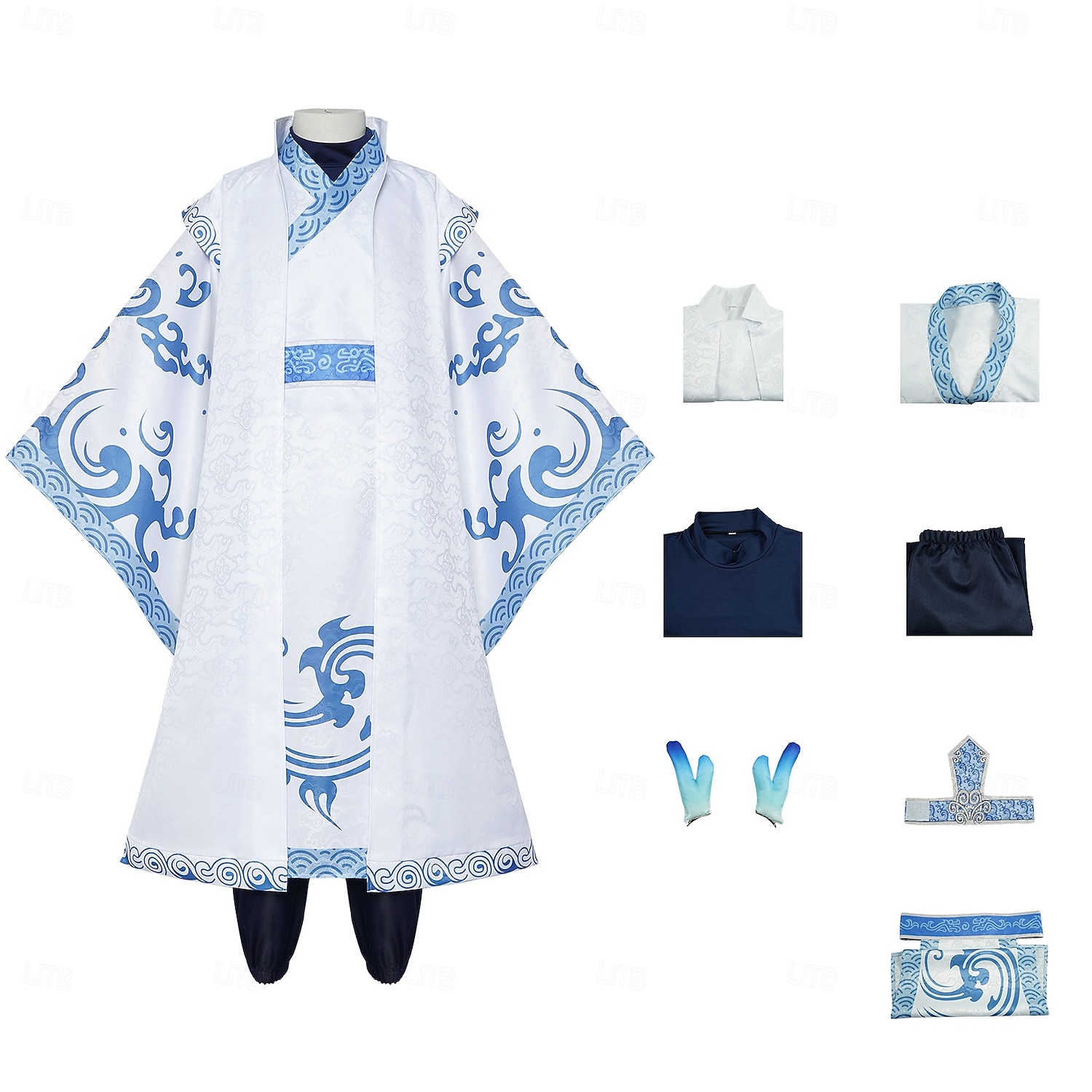 Ao Bing Ne Zha Shen Gongbao Cosplay Costume Cosplay Movie Cosplay for Men's Women's Boys Kid's Adults' Carnival Masquerade Event / Party Masquerade 2025 - $50.99 –P2