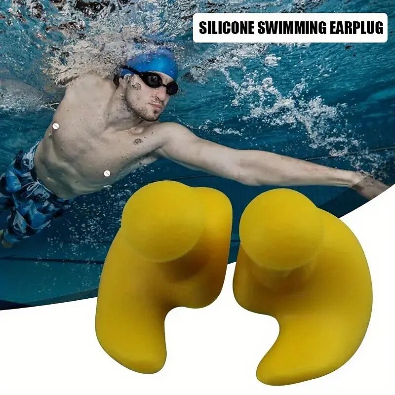 waterdichte oordopjes professionele zwem siliconen oordopjes zachte ruisonderdrukking spiraal oordopjes 2025 - $7.49 -P2