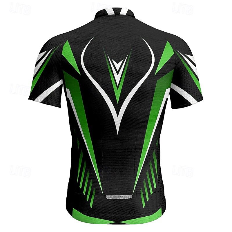 Homme Maillot Velo Cyclisme Manche Courte Cyclisme Tee-shirt Maillot avec 3 poches arrière VTT Vélo tout terrain Respirable Séchage rapide Conception anatomique Mèche Jaune Rouge Bleu Des sports de 2025 ? $20.79 –P16