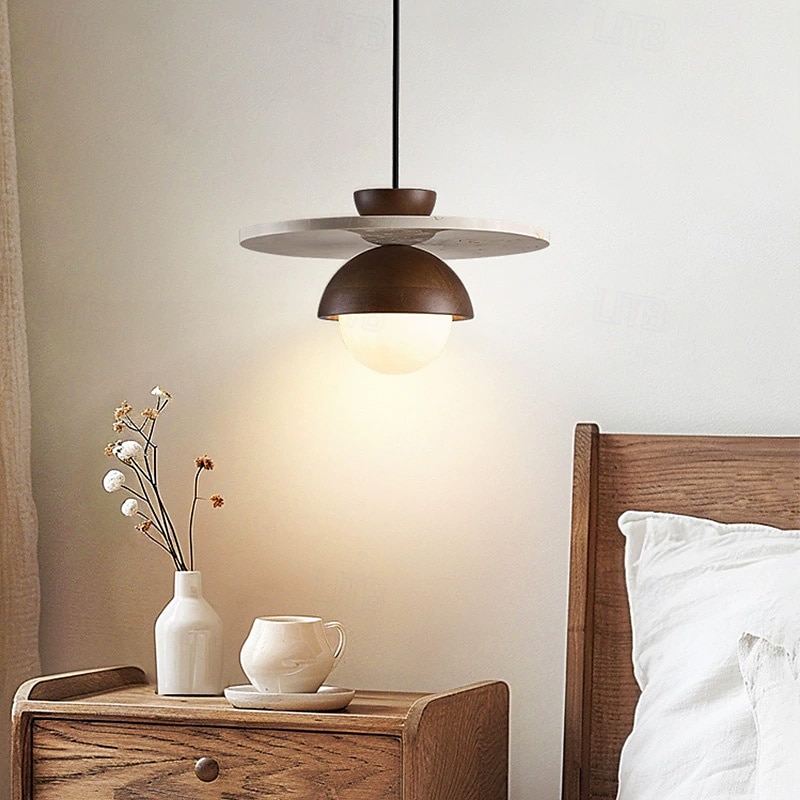 30 cm Design de Lanterne Suspendue Formes Géométriques Suspension Pierre Verre Style Artistique Le style rétro Style Classique ancien Rustique 110-120V 220-240V de 2025 ? $279.99 –P4