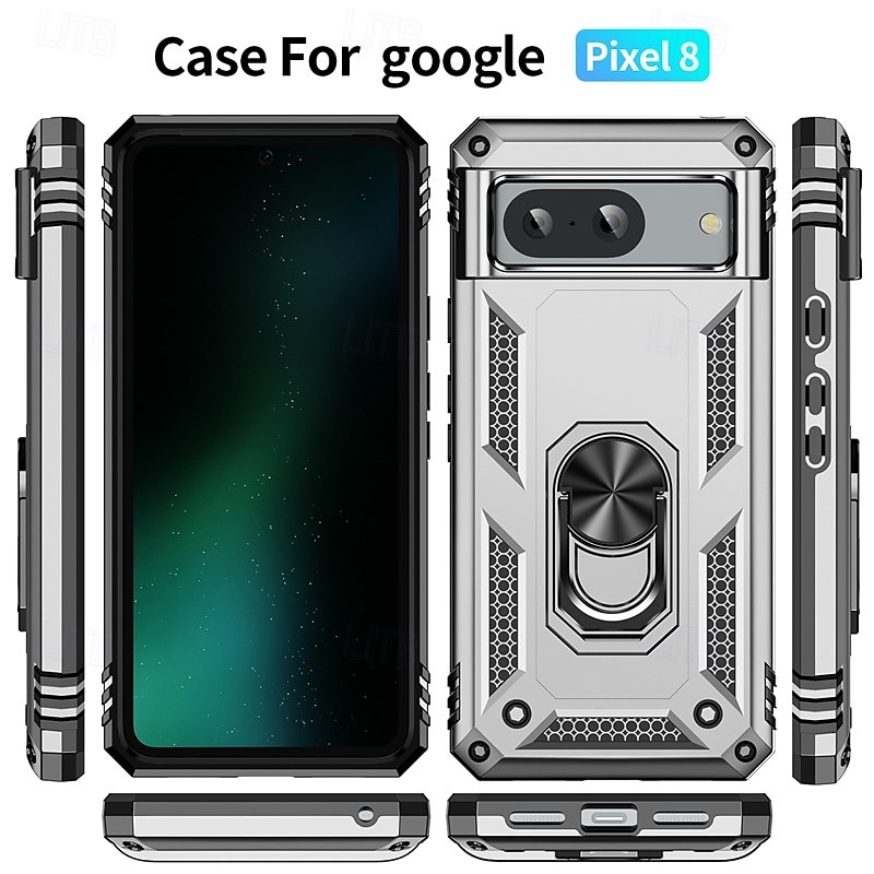 телефон Кейс для Назначение Google Пиксель 9 Про Pixel 9 ProXL Pixel 8 Pro Pixel 8 Пиксель 9 Pixel 7 Pixel 7 Pro Pixel 6 Pixel 6 Pro Кейс на заднюю панель Кольца-держатели Магнитный Защита от удара 2025 - $13.99 –P10