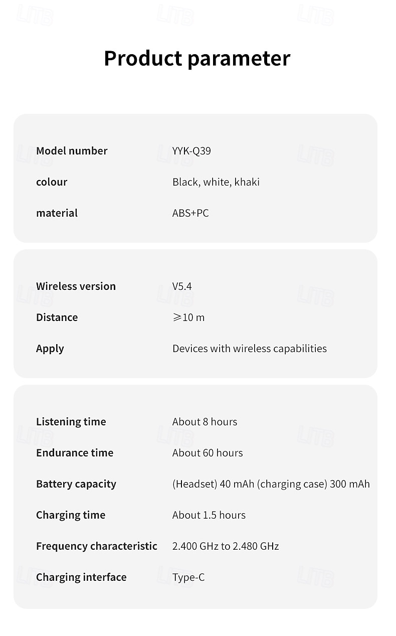 3-в-1 беспроводные наушники BT V5.4 с реальным переводом музыка перевод на 144 языка сенсорные наушники ИИ переводные наушники подарок на День святого Валентина 2026 - $18.99 –P15
