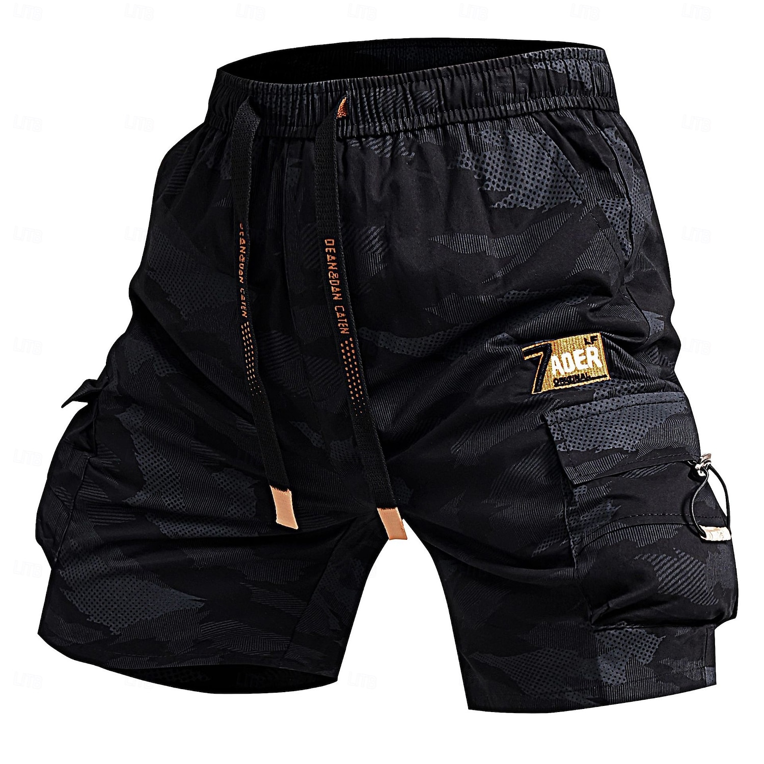 Men's Cargo Shorts Outdoor Shorts Camping Shorts Camo Shorts Hiking Shorts Elastic Waist Multi Pocket Straight Leg Camouflage Moisture Wicking Wearable Knee Length Outdoor Casual Daily Fashion 2025 - $23.99 –P2
