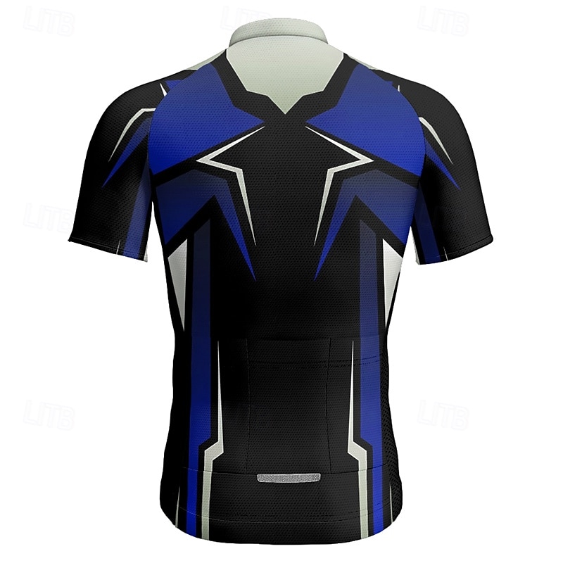 Bărbați Jersey de ciclism Manșon scurt Bicicletă Tricou Tee Jerseu cu 3 buzunare spate Ciclism montan Respirabil Uscare rapidă Proiectare anatomică Wicking Galben Rosu Albastru Sport Îmbrăcăminte 2025 - $25.99 –P17