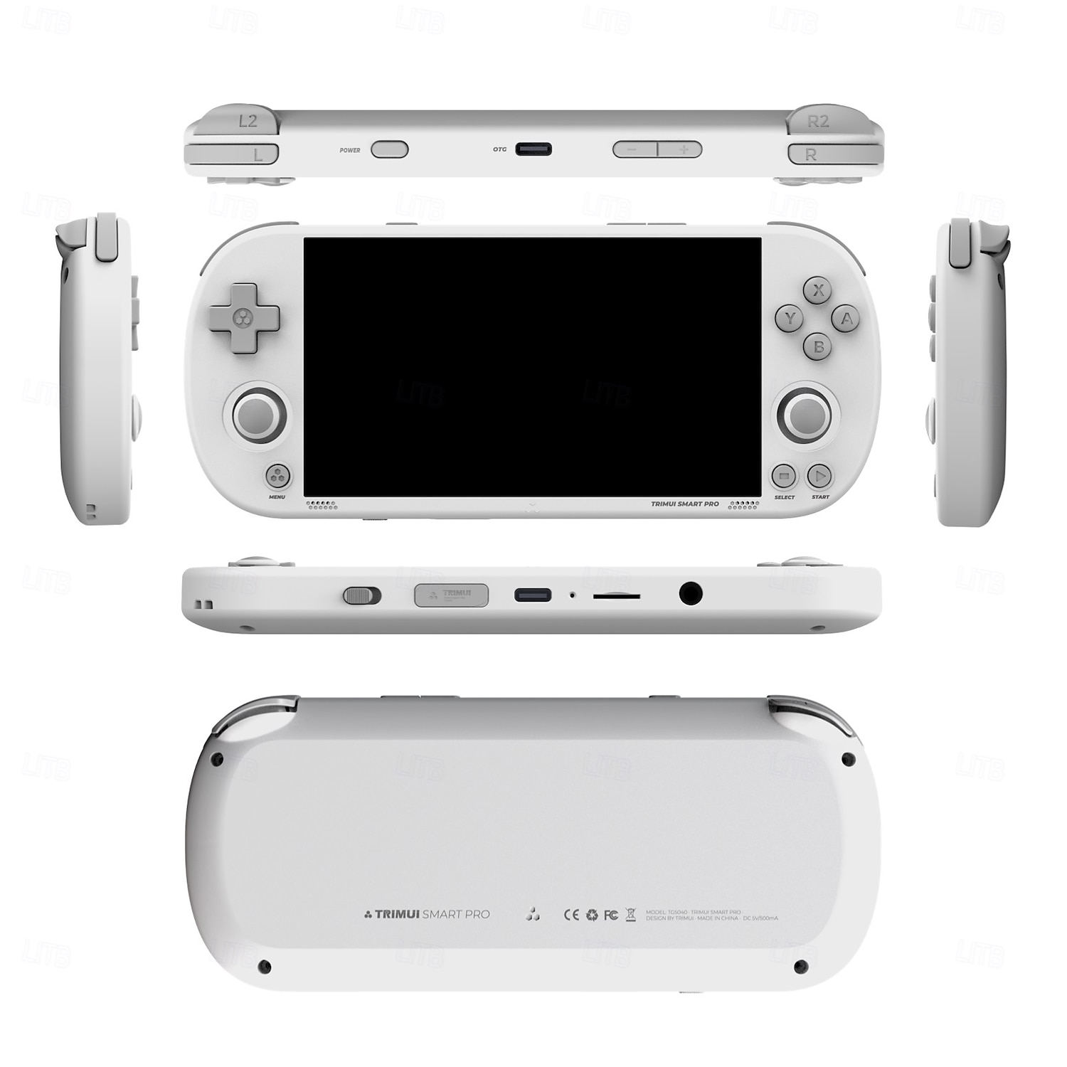 Trimui Smart Pro Handheld Game Console 4.96''IPS Screen Linux System Joystick RGB Lighting Smartpro Retro Video Game Player Gift 2025 - $207.99 –P12