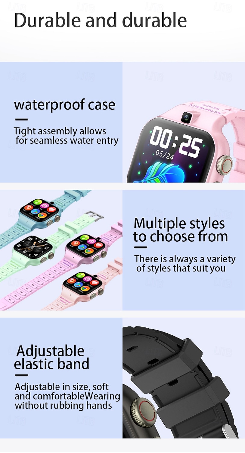 Montre intelligente 696 ALDT8 Tracker de fitness ECG PPG Appel Bluetooth Rappel Android iOS IP67 46mm 1,89" de 2025 ? $97.99 –P16