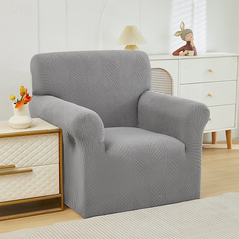 elastisk fåtölj i jacquardtyg sofföverdrag stretch sofföverdrag sektionsl-formad sofföverdrag hörnfodral för vardagsrum 1/2/3/4 sits 2025 - $40.99 –P13