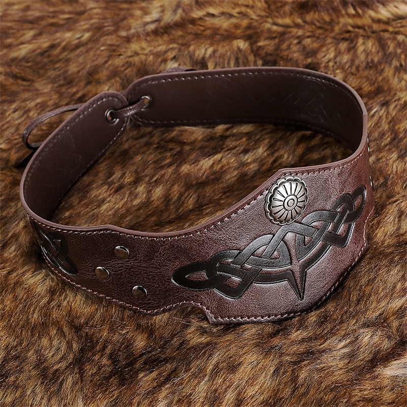 عتيق / معتق العصور الوسطى عصر النهضة تاج باندانا للرأس محارب الفايكينج ملابس تنكرية رجالي الفايكينج عيد الرعب مهرجان أداء مناسب للحفلات LARP للبالغين عقال 2025 - $12.49 –P11