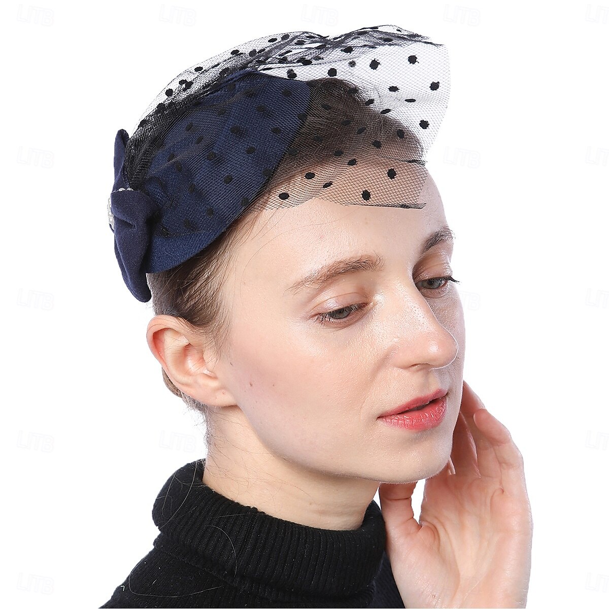 Kopfstück Perle Hochzeit Abendgesellschaft Elegant Hochzeit Mit Tupfen Kopfschmuck Kopfbedeckung 2025 - $11.49 –P14