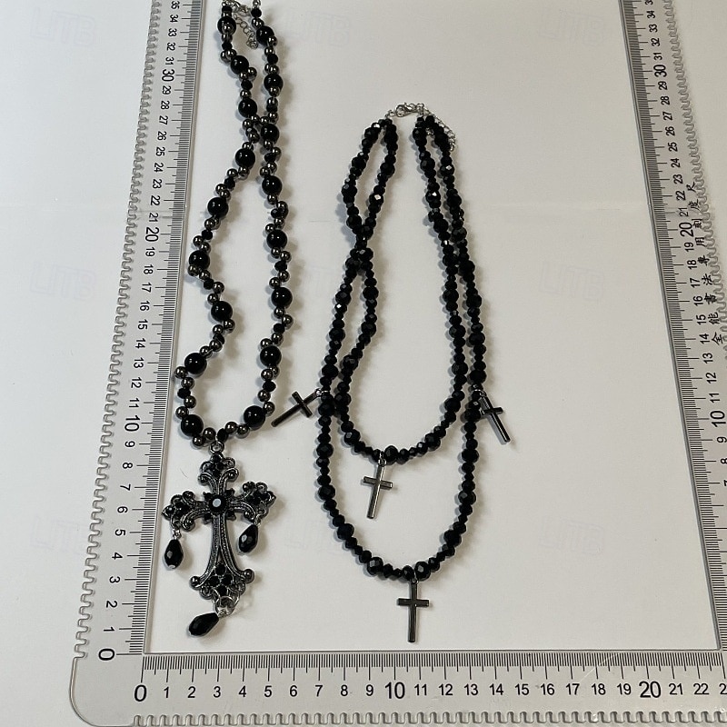 Per donna Collana Punk & Gotico Streetwear Geometria Collane del 2026 a $19.49 –P13