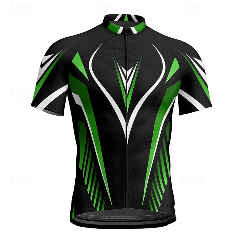 Homme Maillot Velo Cyclisme Manche Courte Cyclisme Tee-shirt Maillot avec 3 poches arrière VTT Vélo tout terrain Respirable Séchage rapide Conception anatomique Mèche Jaune Rouge Bleu Des sports de 2025 ? $20.79 –P14
