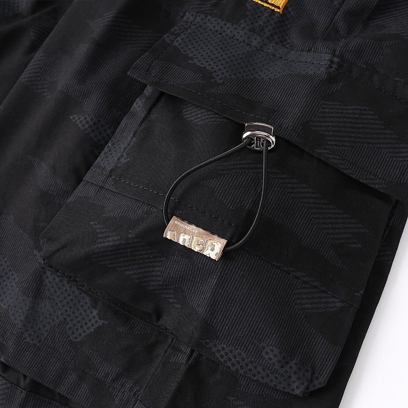 Men's Cargo Shorts Outdoor Shorts Camping Shorts Camo Shorts Hiking Shorts Elastic Waist Multi Pocket Straight Leg Camouflage Moisture Wicking Wearable Knee Length Outdoor Casual Daily Fashion 2025 - $23.99 –P5