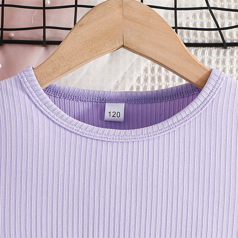 Barn Flickor Klänning Blommig klänning Blomma Ärmlös Utomhus Ledigt Volang Mode Dagligen Polyester Knälång Vardagsklänning A linjeklänning Sommar 4 år + Purpur Rosenröd 2025 - $18.49 –P3