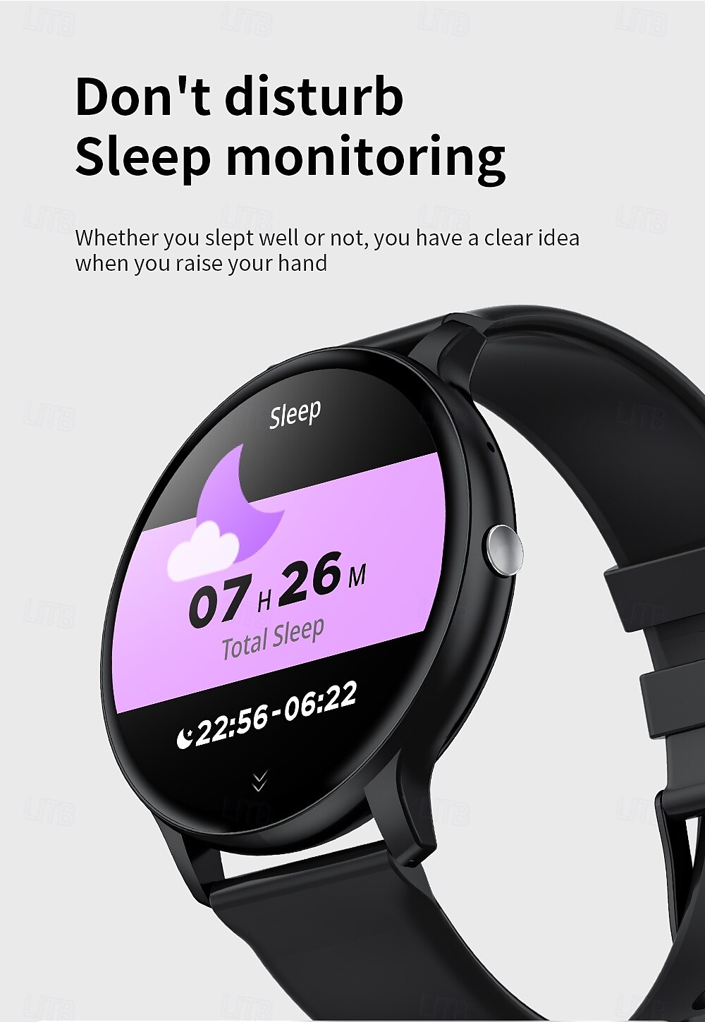 LIGE BW0905 Smart Watch Fitness Tracker Heart Rate Monitor Bluetooth Android iOS Waterproof 1.69" 2025 - $33.99 –P12