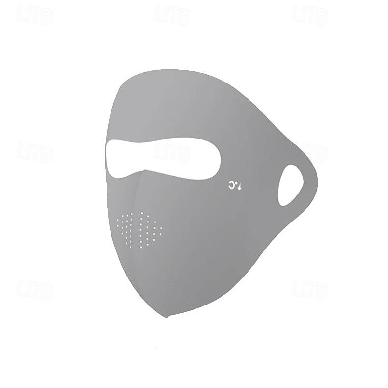 maschera solare per il viso, protezione UV, acido ialuronico, copertura completa del viso in seta ghiacciata per le donne, maschera facciale traspirante senza cuciture per la protezione solare del 2025 a $4.99 –P6