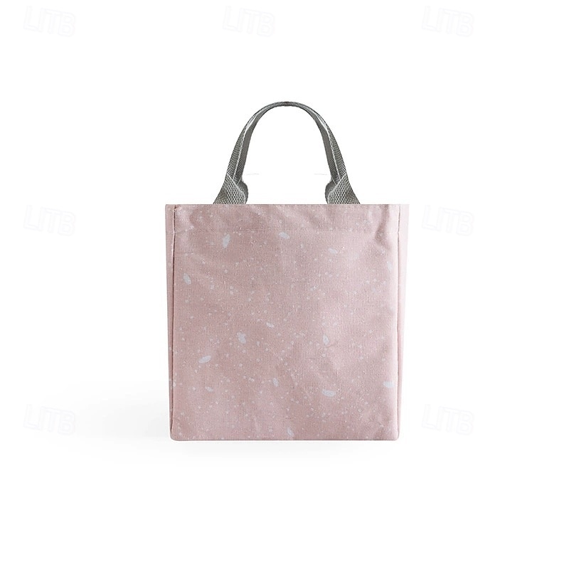 Imitation Hemp Insulated Lunch Bag – Portable Handheld Food Carrier for Students, Fresh-Keeping Picnic Tote 2025 - $13.99 –P9