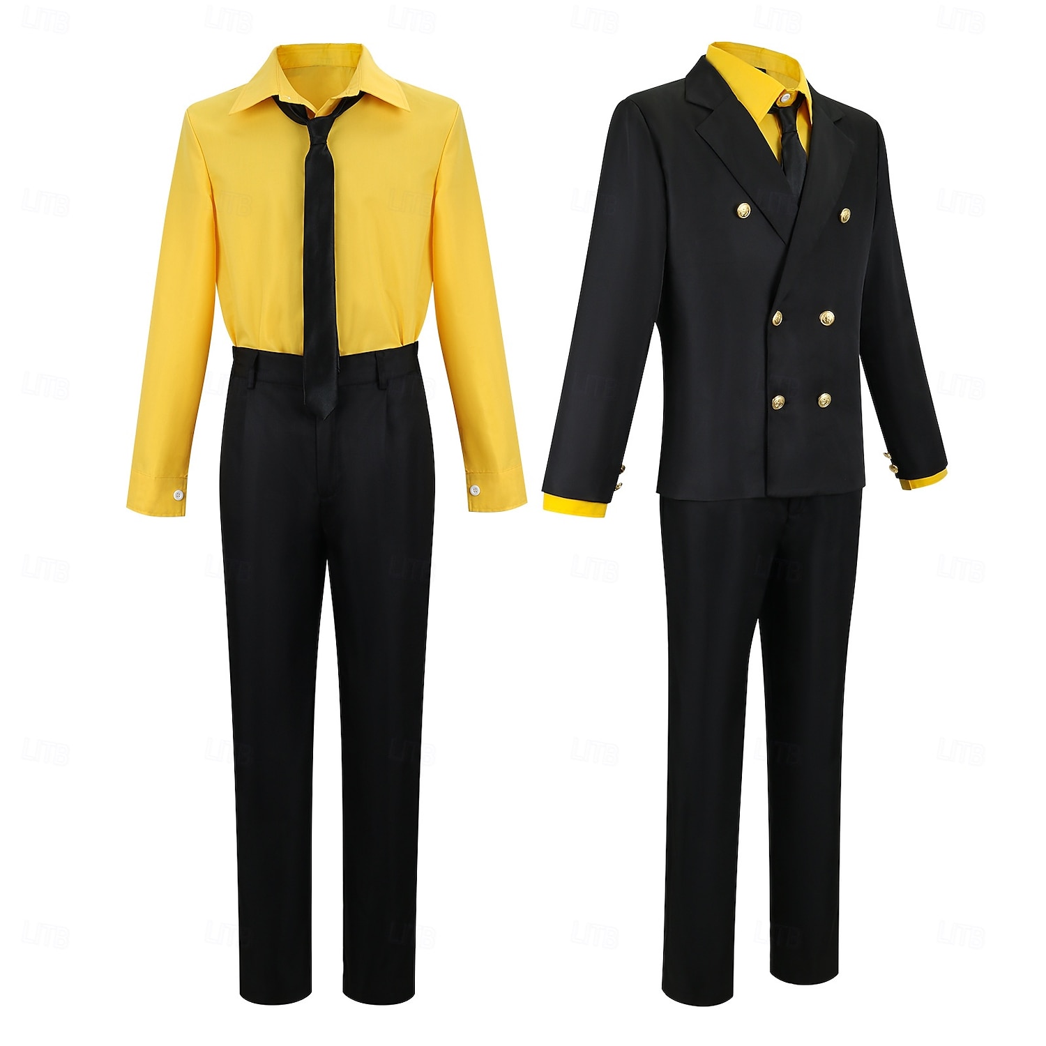 Ocean Adventurer Sanji Pirat Słomkowy Kapelusz Anime Kostium Cosplay Stroje Garnitury cosplay Halloween Karnawał Bal maskowy Płaszcz Koszula Spodnie Na Męskie Dla nastolatków Dla dorosłych 2026 - $71.99 –P12