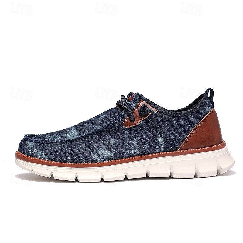 tênis masculino moderno slip-on, malha cinza com sola acolchoada, conforto leve para uso diário de 2025 por $26.99 –P6