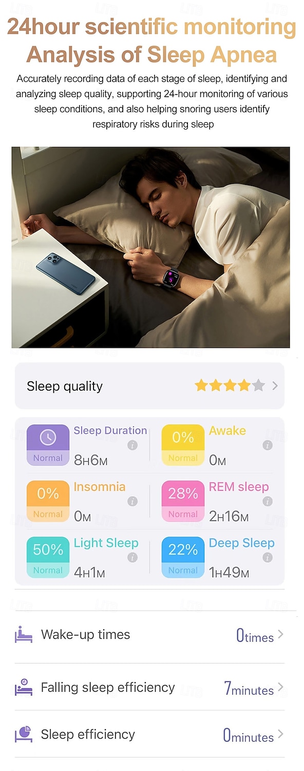 Smart Watch Blood Glucose ECG Blood Pressure Body Temperature Monitor Android iOS IP68 1.75 2025 - $69.99 –P9