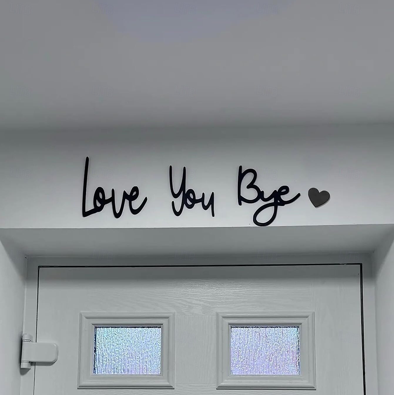 Panneau d'amour au-dessus de la décoration de la porte, panneau décoratif en bois pour porte, maison, fenêtres et murs, cadeau de Noël, de Saint-Valentin, de mariage, de Thanksgiving de 2026 ? $11.99 –P7