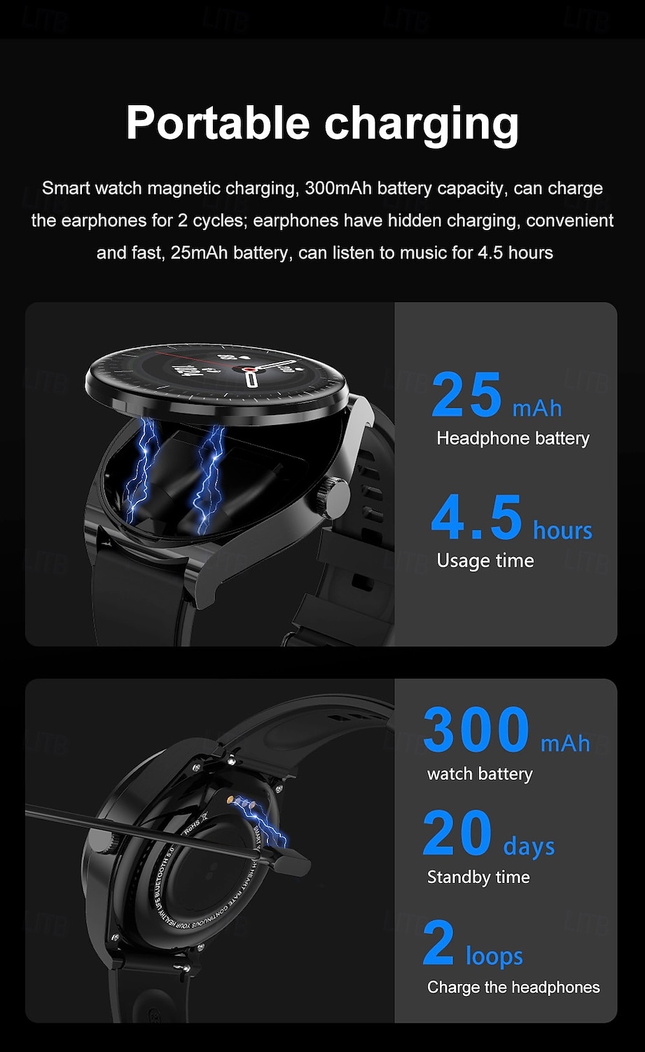 696 N15 Εξυπνο ρολόι 1.53 inch Έξυπνο ρολόι Bluetooth ΗΚΓ + PPG Βηματόμετρο Υπενθύμιση Κλήσης Συμβατό με Android iOS Γυναικεία Άντρες Κλήσεις Hands-Free Υπενθύμιση Μηνύματος IP 67 Θήκη ρολογιού 51mm 2025 - $73.99 –P15