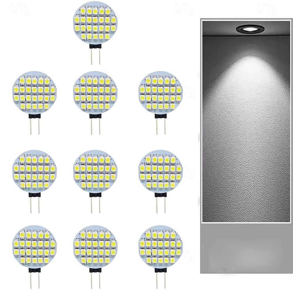 10 buc becuri led lumini bi-pin 250 lm g4 t 24 margele led smd 2835 alb cald alb dc12 v bec iluminat sufragerie sursa de lumina 2025 - $31.99 –P4