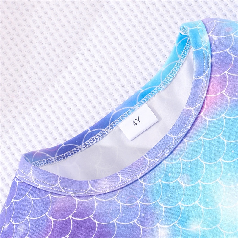 Settimana del libro 2026 Vestito per bambine Unicorno Manica corta Moda casual per esterni Adorabile Abito casual lungo fino al ginocchio in poliestere Abito trapezio Estate 4 anni+ Rosa chiaro Bianco Rosa del 2026 a $17.49 –P3