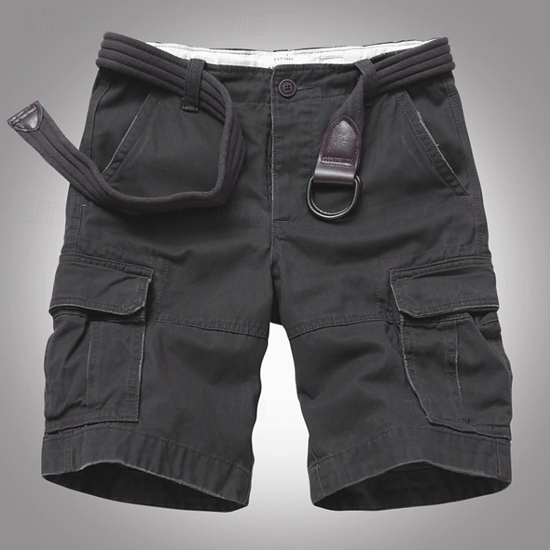 Homens Bermuda Cargo Shorts camuflados Shorts de verão Botões Bolso multi Bolso com aba Tecido Côr Camuflagem camuflagem Conforto Vestível Comprimento do joelho Ao ar livre Esporte Diário Moda Casual de 2025 por $51.99 –P9