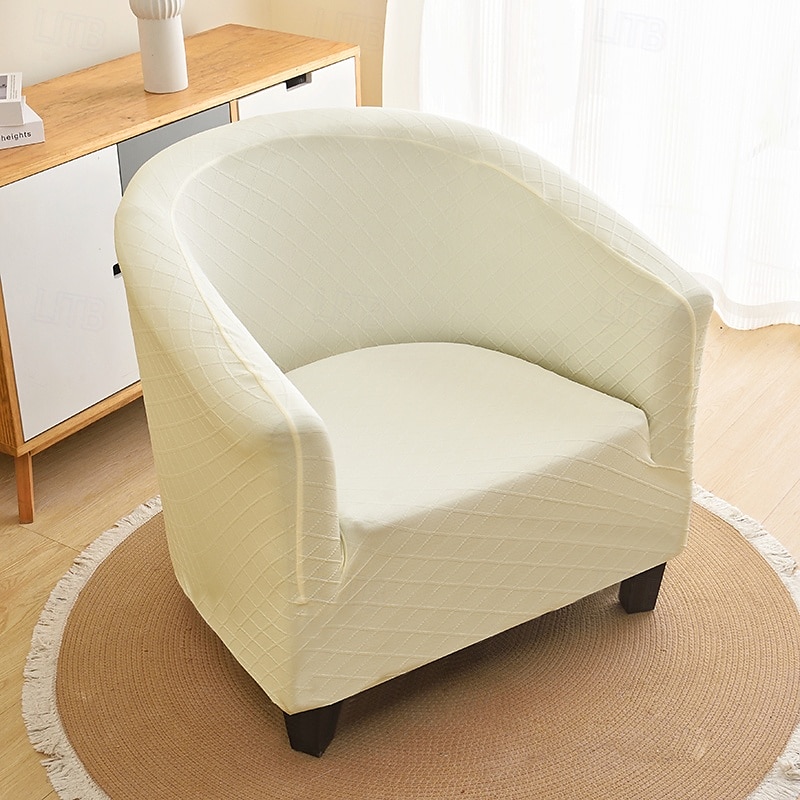 capa de cadeira de poltronas de banheira de clube, capa de sofá de lã polar, capas de sofá elásticas para protetor de móveis de sala de estar de 2025 por $35.99 –P9