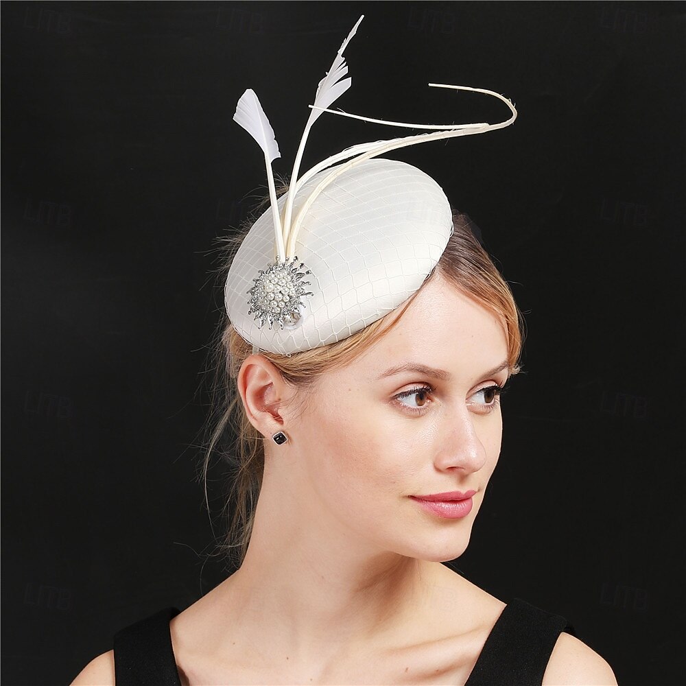 Headdress Fabric Fedora Hat Wedding Birthday Tea Party Horse Race Cocktail Elegant Vintage Cute With Floral Headpiece Headwear 2026 - $22.99 –P13