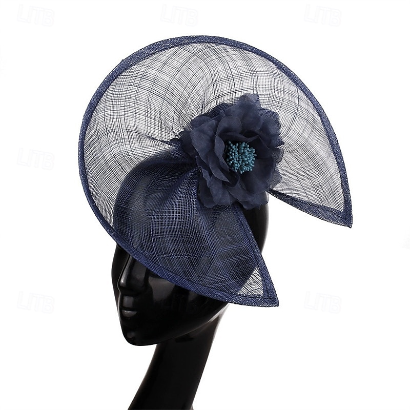 accessoire Imitation Lin Mariage Soirée Élégant Mariage Avec Fleur Casque Couvre-chef de 2025 ? $28.99 –P6