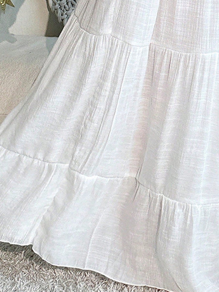 Mulheres Roupa de Banho Cobertura roupa de banho Frufru Tropical Roupa de Praia Tecido Sem Manga Fatos de banho de 2025 por $14.99 –P2