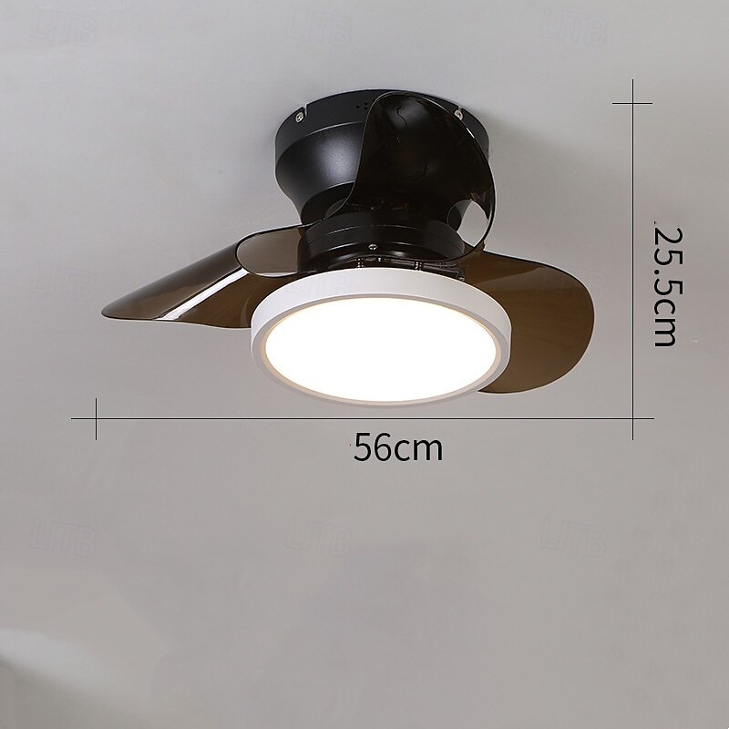 2025年 56 cm 調光可能 天井ファン メタル アクリル 近代の 北欧スタイル 220-240V  コレクション – $201.49 –P3