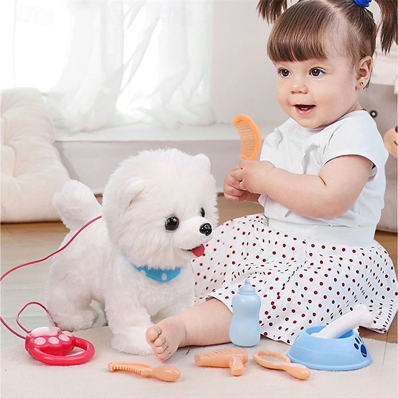 Puppy Toys for Kids Toy Dogs That Walk and Bark Walking Dog Toy for Kids with Leash Interactive Stuffed Puppy with Remote Control for Girls and Boys Aged 3-7 Year Old 2025 - $64.99 –P2