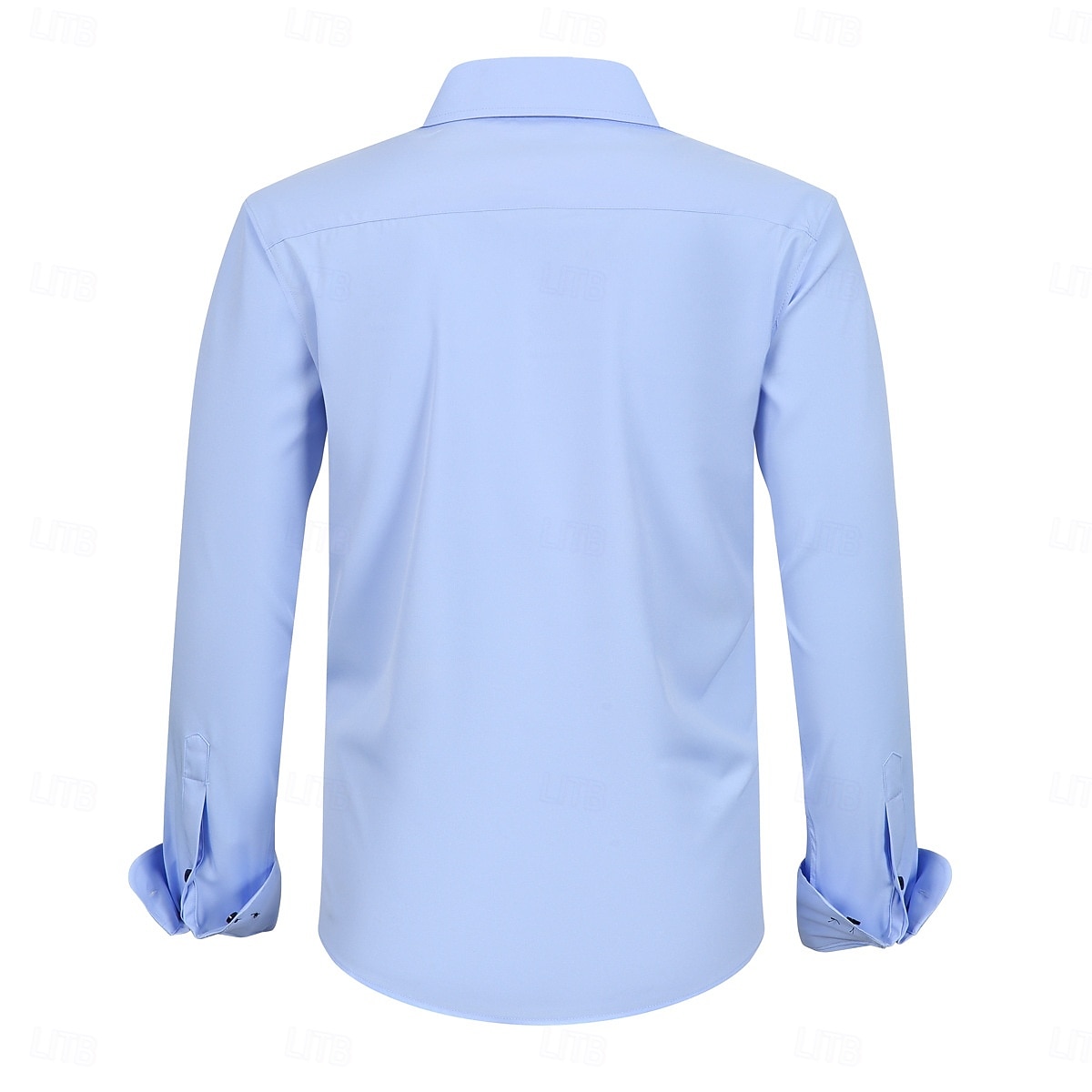 Ανδρικά Επίσημο Πουκάμισο Μη σιδερένιο πουκάμισο Elastic Σκέτο Γάμου ΕΞΩΤΕΡΙΚΟΥ ΧΩΡΟΥ Μαύρο Λευκό Βαθυγάλαζο Ουρανί Μακρυμάνικο Ανοιχτός γιακάς Καλοκαίρι Άνοιξη Ρούχα 2026 - $25.99 –P6