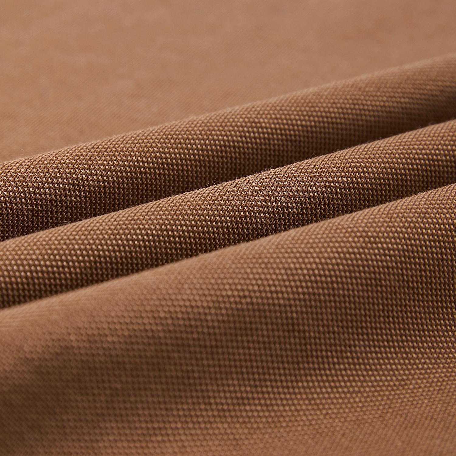 heren polo trui van zijde katoenmix, formeel werk, geribbelde kraag, korte mouwen, effen kleur, overhemd, zomer, donkergrijs, zwart, wit, kaki, grijs 2025 - $32.99 –P9