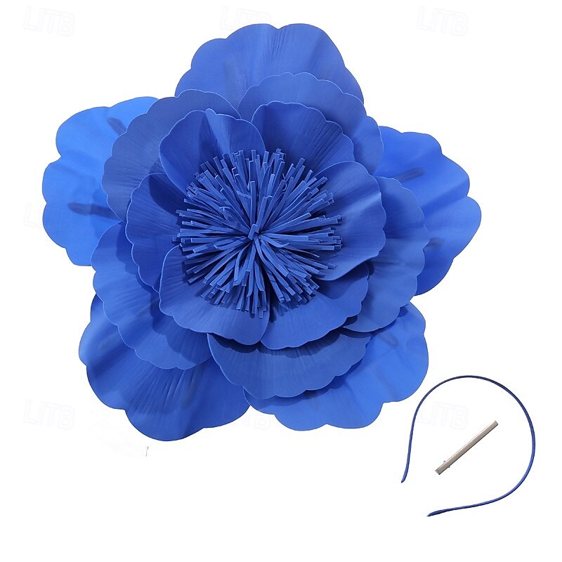 Tocados Poliéster Boda Fiesta de Noche Elegante Boda Con Flor Celada Sombreros 2025 - $17.49 –P10
