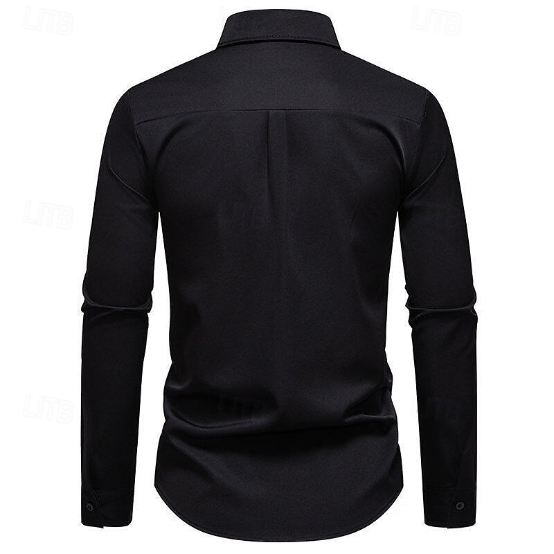 Per uomo Camicia Camicia estiva Maglietta informale Camicia da spiaggia Camicia con bottoni Nero Bianco Manica lunga Floreale Bavero Da mare Hawaiano Con ricami Abbigliamento Poliestere Di tendenza del 2025 a $36.99 –P3