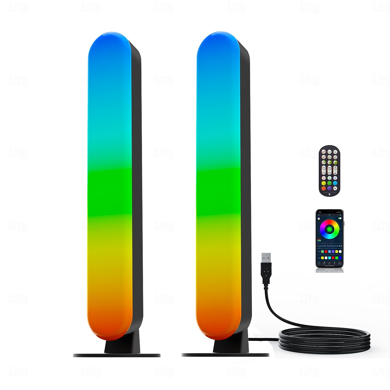 bare luminoase cu led lumina de dispozitie multiple efecte de iluminare iluminare ambientala flux bara luminoasa jocuri/tv/pc/cameră 2025 - $48.93 –P1